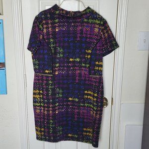 Tahari by Arthur S. Levine Short Sleeve Dress Size 14P